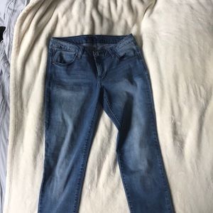 Customized repurposed rue 21 low rise jeans